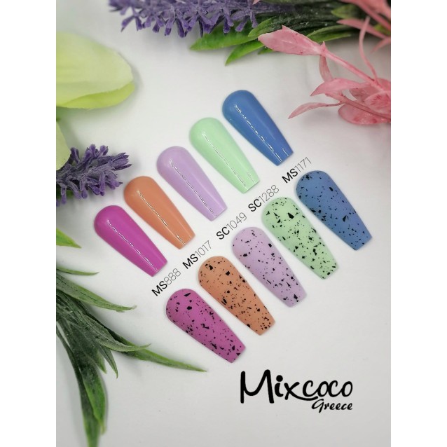 Mixcoco Ημιμόνιμο Βερνίκι Νυχιών MS 888 Ροζ Λιλά 15ml