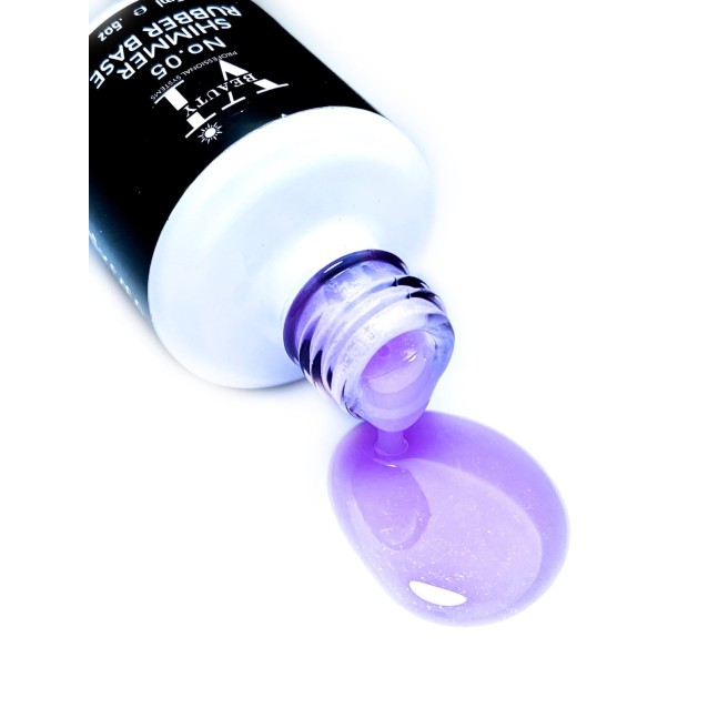Mixcoco Rubber Base 05 Shimmer Light Purple 15ml