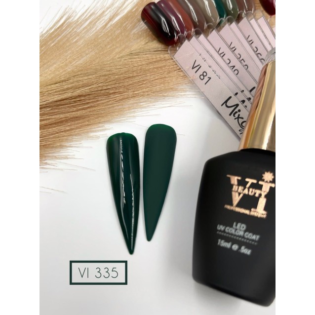 Mixcoco Ημιμόνιμο Βερνίκι Νυχιών VI 335 Κυπαρισσί 15ml