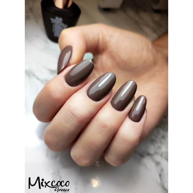 Mixcoco Ημιμόνιμο Βερνίκι Νυχιών VI 249 Καφέ Γκρι 15ml