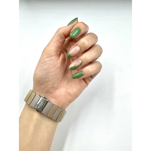 Mixcoco Ημιμόνιμο Βερνίκι Νυχιών MS 1297 Χακί 15ml