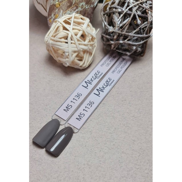 Mixcoco Ημιμόνιμο Βερνίκι Νυχιών MS 1136 Του Πούρου 15ml