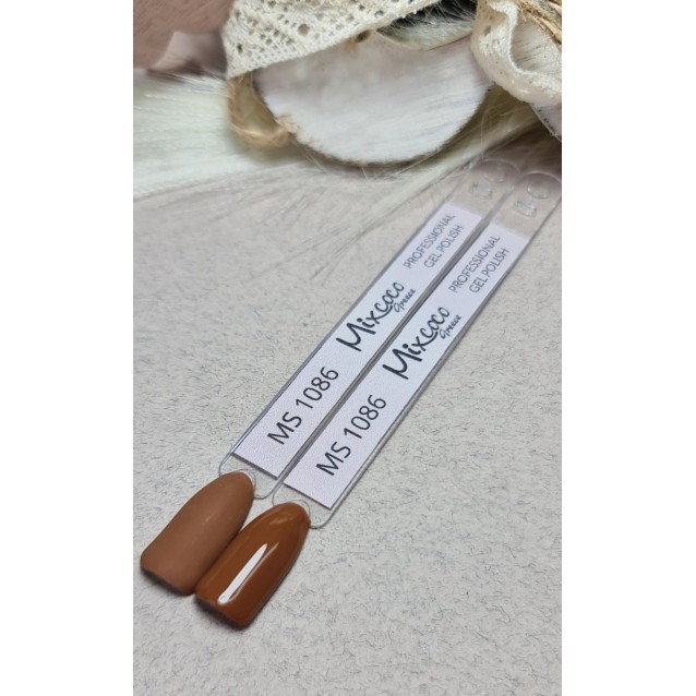 Mixcoco Ημιμόνιμο Βερνίκι Νυχιών MS 1086 Καφέ 15ml