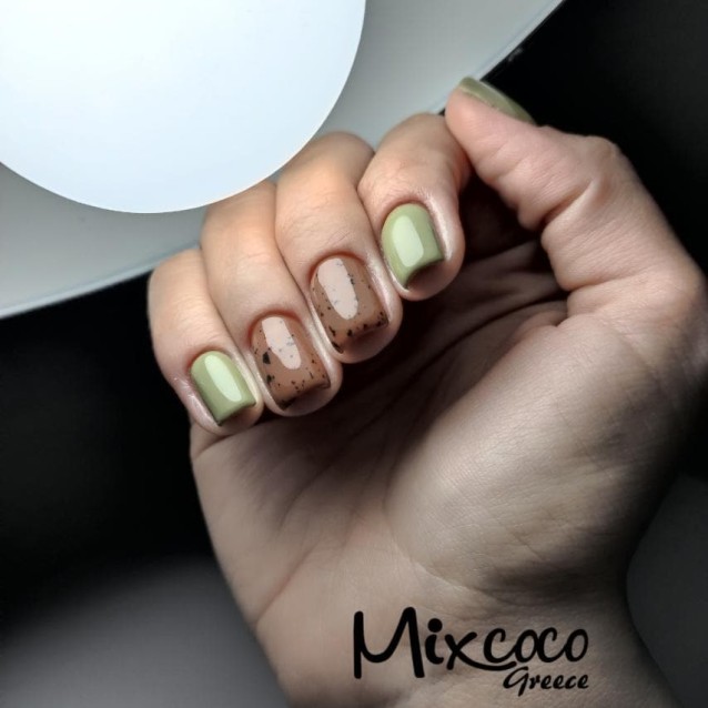 Mixcoco Ημιμόνιμο Βερνίκι Νυχιών MS 1086 Καφέ 15ml