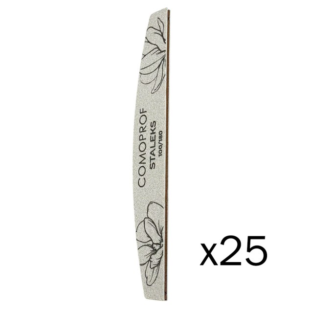 Staleks x Comoprof Λίμα Νυχιών Μισοφέγγαρο 100/180 NFE-40-100-180 25 Τεμ