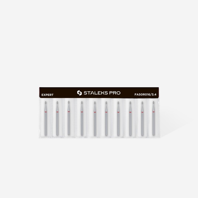 Staleks Φρέζα Διαμαντιού Οβάλ Μαλακή Διαμέτρου 1,6 mm Μήκους 3,4 mm