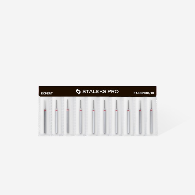 Staleks Φρέζα Διαμαντιού Βελόνα Μαλακή Διαμέτρου 1mm/ Μήκους 10mm FA80R010/10
