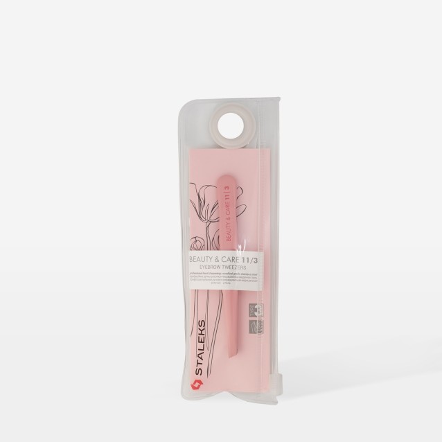 Staleks Τσιμπιδάκι Φρυδιών BEAUTY & CARE 11 TYPE 3 Πλατύ Λοξό TBC-11/3