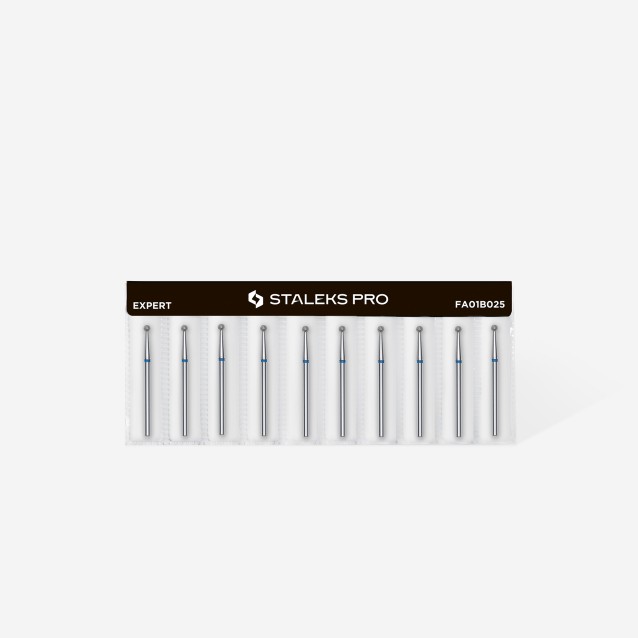 Staleks Φρέζα Διαμαντιού Μπίλια Μεσαία Διαμέτρου 2.5mm Διαμέτρου FA01B025