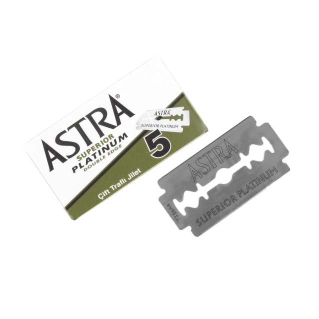 Astra Superior Platinum Ανταλλακτικές Λεπίδες για Ξυράφι Διπλής Κοπής 100 τεμάχια