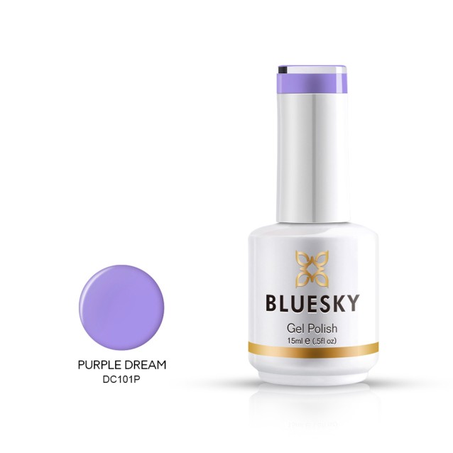 Bluesky Ημιμόνιμο Βερνίκι Νυχιών Purple Dream DC101 15ml