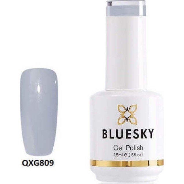 Bluesky Ημιμόνιμο Βερνίκι Νυχιών Mid Grey QXG809 15ml