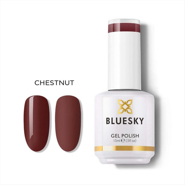 Bluesky Ημιμόνιμο Βερνίκι Νυχιών Chestnut 15ml Bluesky Ημιμόνιμο Βερνίκι Νυχιών Chestnut 15ml