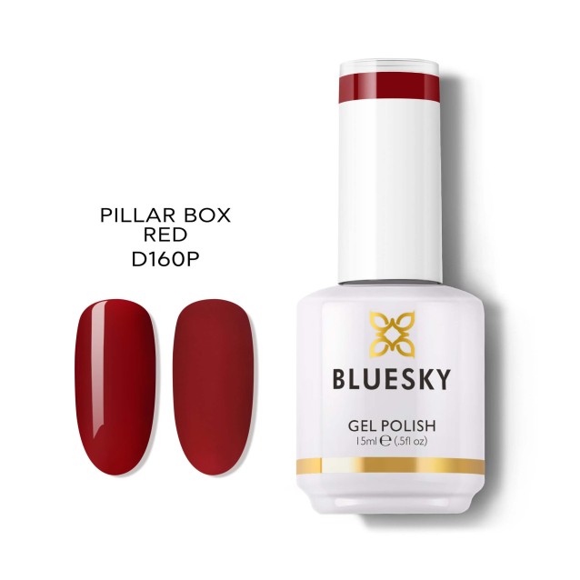Bluesky Ημιμόνιμο Βερνίκι Νυχιών Pillar Box Red D160 15ml Bluesky Ημιμόνιμο Βερνίκι Νυχιών Pillar Box Red D160 15ml