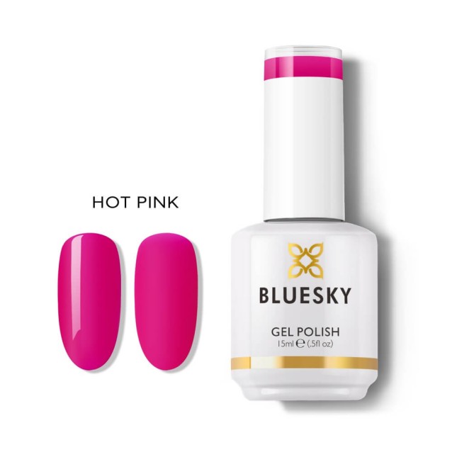Bluesky Ημιμόνιμο Βερνίκι Νυχιών Hot Pink 15ml Bluesky Ημιμόνιμο Βερνίκι Νυχιών Hot Pink 15ml