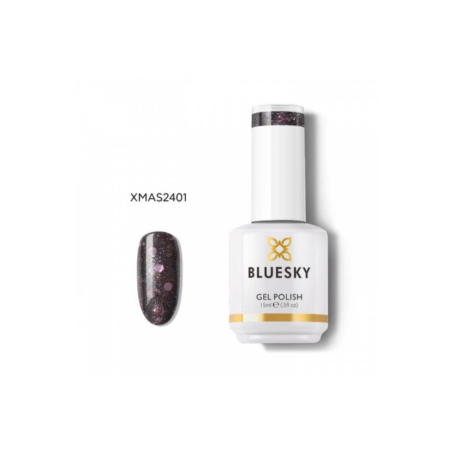 Bluesky Ημιμόνιμο Βερνίκι Νυχιών Midnight Plum XMAS2401 Bluesky Ημιμόνιμο Βερνίκι Νυχιών Midnight Plum XMAS2401