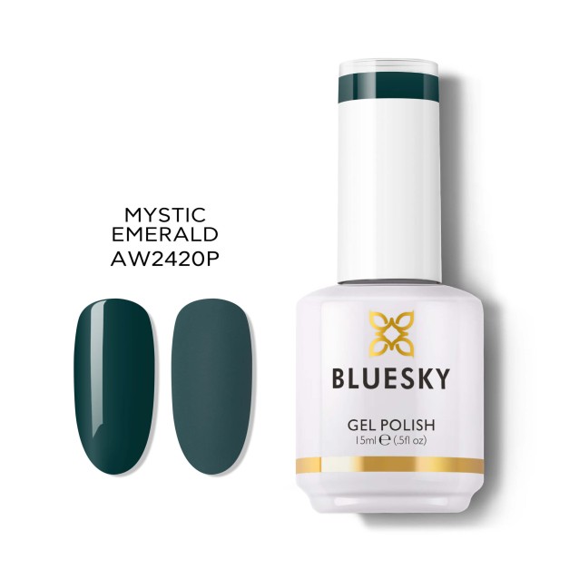 Bluesky Ημιμόνιμο Βερνίκι Νυχιών Mystic Emerald  AW2420 15ml Bluesky Ημιμόνιμο Βερνίκι Νυχιών Mystic Emerald  AW2420 15ml