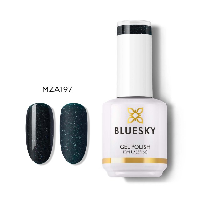 Bluesky Ημιμόνιμο Βερνίκι Νυχιών Green Sparkle ΜΖΑ197 15ml Bluesky Ημιμόνιμο Βερνίκι Νυχιών Green Sparkle ΜΖΑ197 15ml
