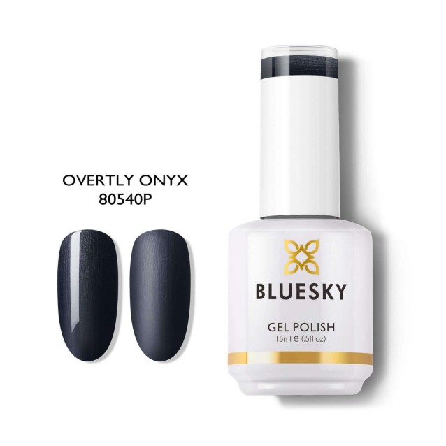 Bluesky Ημιμόνιμο Βερνίκι Νυχιών Overtly Onyx  80540 15ml Bluesky Ημιμόνιμο Βερνίκι Νυχιών Overtly Onyx  80540 15ml