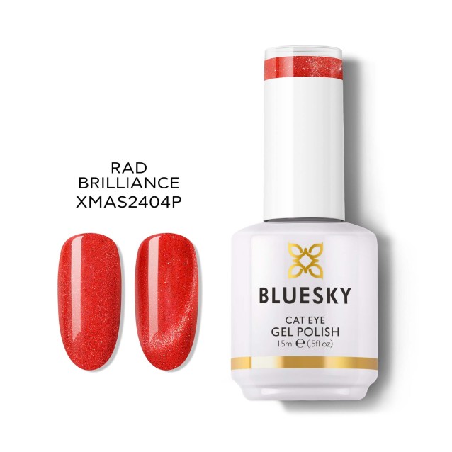 Bluesky Ημιμόνιμο Βερνίκι Νυχιών Red Brilliance 15ml