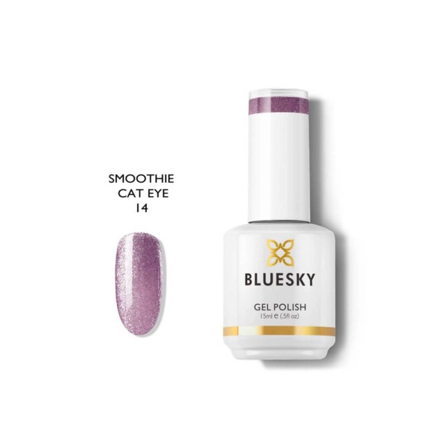 Bluesky Ημιμόνιμο Βερνίκι Νυχιών Smoothie Cat Eye Collection 14 15ml