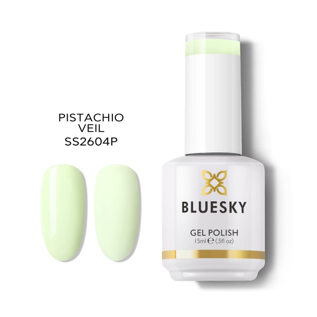 Bluesky Ημιμόνιμο Βερνίκι Νυχιών SS2604 Pistachio Veil 15ml