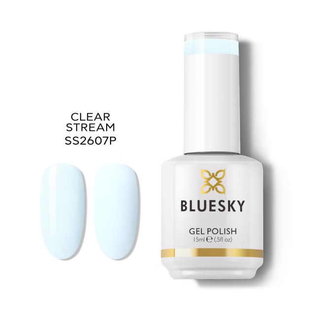 Bluesky Ημιμόνιμο Βερνίκι Νυχιών SS2607 Clear Stream 15ml