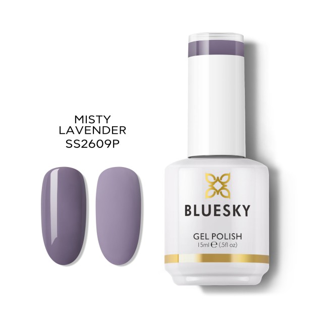 Bluesky Ημιμόνιμο Βερνίκι Νυχιών SS2609 Misty Lavender 15ml