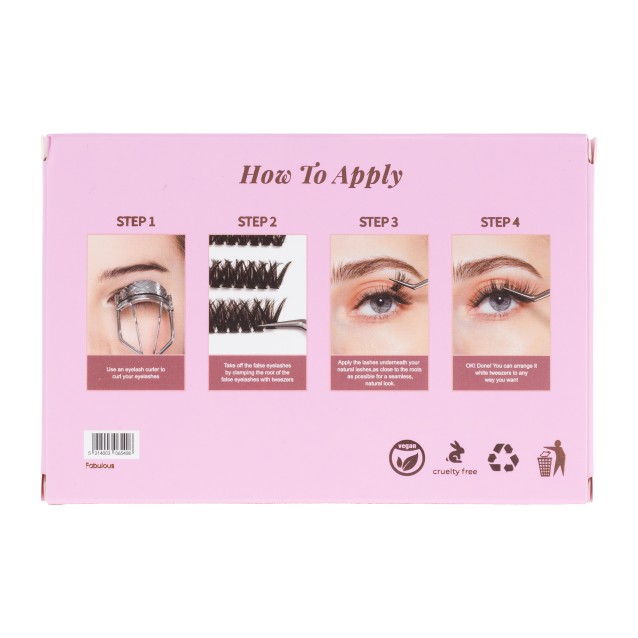 Emmanouela Cosmetics Press On Lashes Fabulous