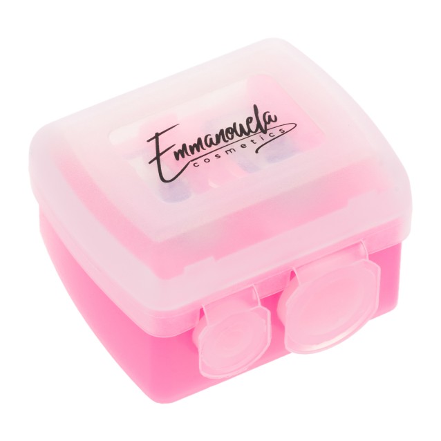 Emmanouela Cosmetics Pencil Sharpener Διπλή Ξύστρα Μολυβιών