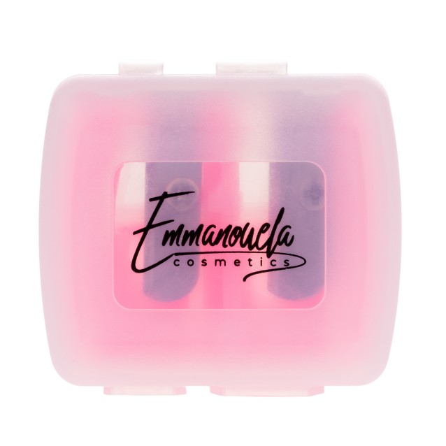 Emmanouela Cosmetics Pencil Sharpener Διπλή Ξύστρα Μολυβιών