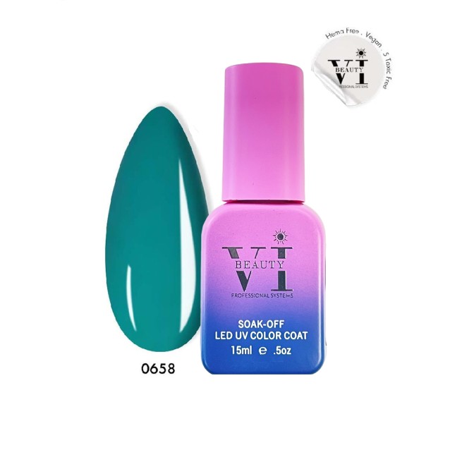 Beauty VI 658 Ημιμόνιμο Βερνίκι 15ml Beauty VI 658 Ημιμόνιμο Βερνίκι 15ml