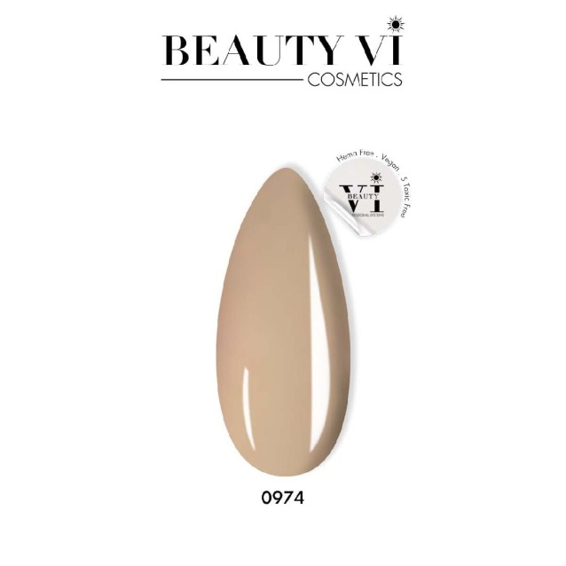 Beauty VI 974 Ημιμόνιμο Βερνίκι 15ml