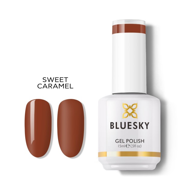Bluesky Ημιμόνιμο Βερνίκι Νυχιών Sweet Caramel 15ml