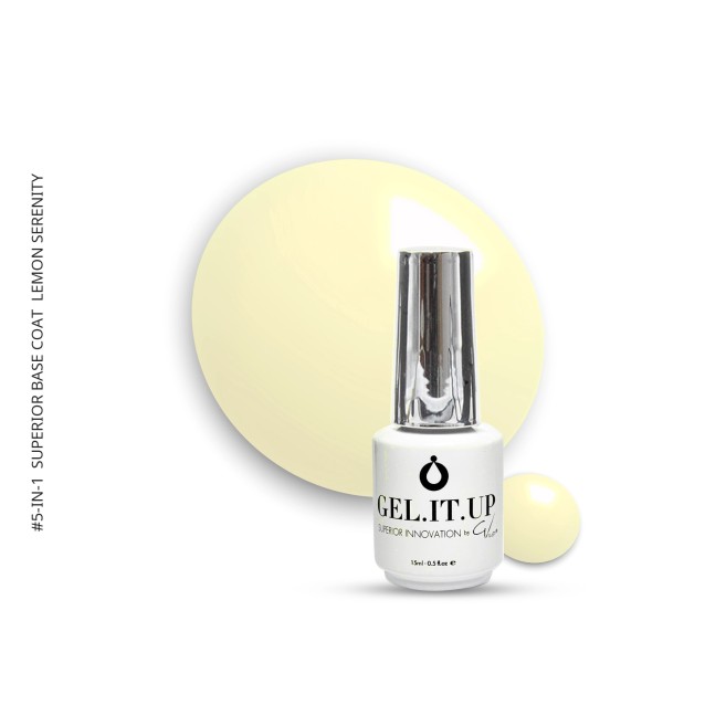 GEL.IT.UP 5-in-1 Superior Base 15ml Lemon Serenity