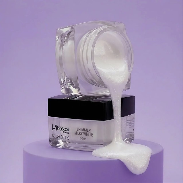 Mixcoco Builder Gel Shimmer Milky White 30gr 