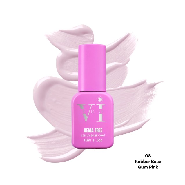 Vi Pro Rubber Base 08 Gum Pink 15ml