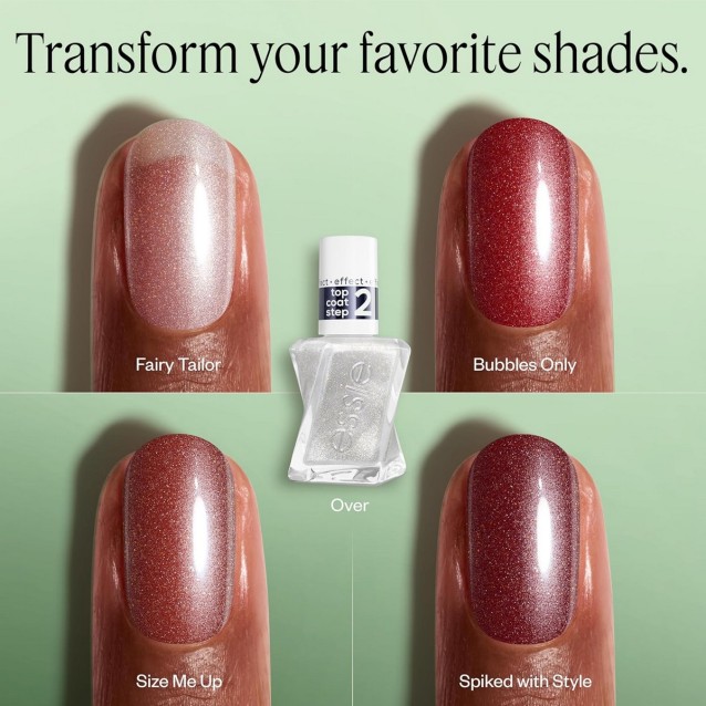 Essie Couture Ημιμόνιμο Βερνίκι  Top Coat 574 Diamond Dust 13.5ml 