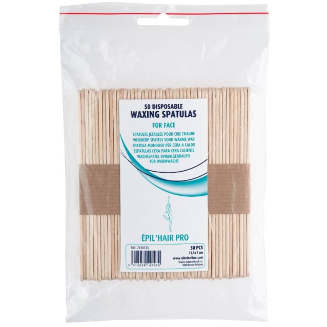 Sibel Ξύλινες Σπάτουλες μιας Χρήσης 11,3cm 50τεμ. P001304