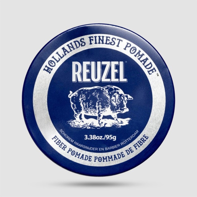 Reuzel Fiber Pomade pig Πομάδα Μαλλιών για δυνατό εύπλαστο κράτημα και φυσικό αποτέλεσμα 95gr
