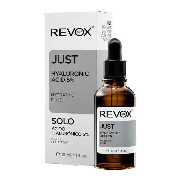 Revox B77 Hyaluronic Acid 5% Ορός για Φρέσκια όψη της Επιδερμίδας και Ξηρές Επιδερμίδες 30ml
