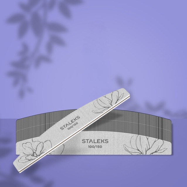 Staleks Λίμα Νυχιών Μισοφέγγαρο 100/150 NFE-40-100/150-25 25 Τεμ.