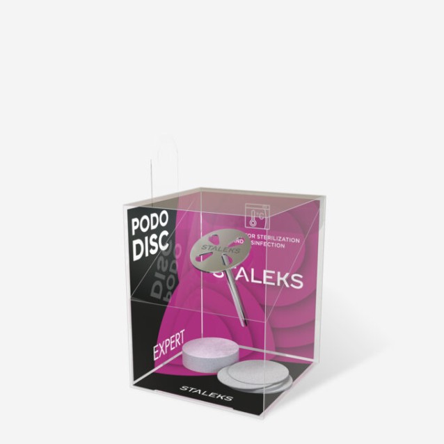 Staleks Pro Expert Σετ Στελεχος Pododisc 15mm με 5 Ανταλλακτικά 180 grit PDset-15