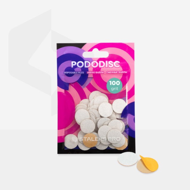 Staleks Pro Λευκά Ανταλλακτικά Pododisc S 100 grit 50 Τεμ PDF-15-100w