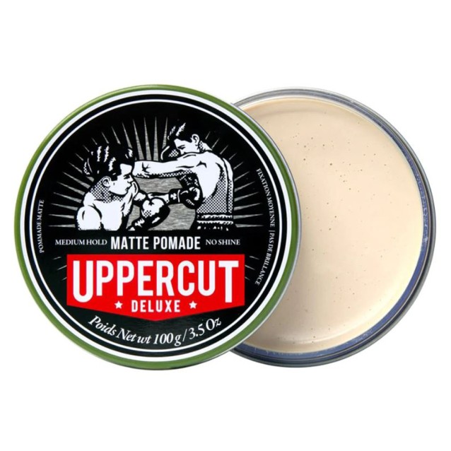Uppercut Deluxe Matt Pomade Πομάδα μεσαίου κρατήματος 100gr