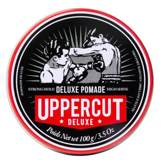 Uppercut Deluxe Pomade για ισχυρό κράτημα και λάμψη 100gr