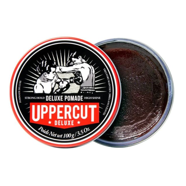 Uppercut Deluxe Pomade για ισχυρό κράτημα και λάμψη 100gr