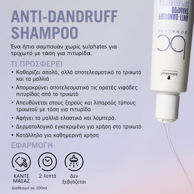 Schwarzkopf Professional BC Bonacure Anti-Dandruff Serum για Τριχωτό με τάση για Πιτυρίδα 100ml