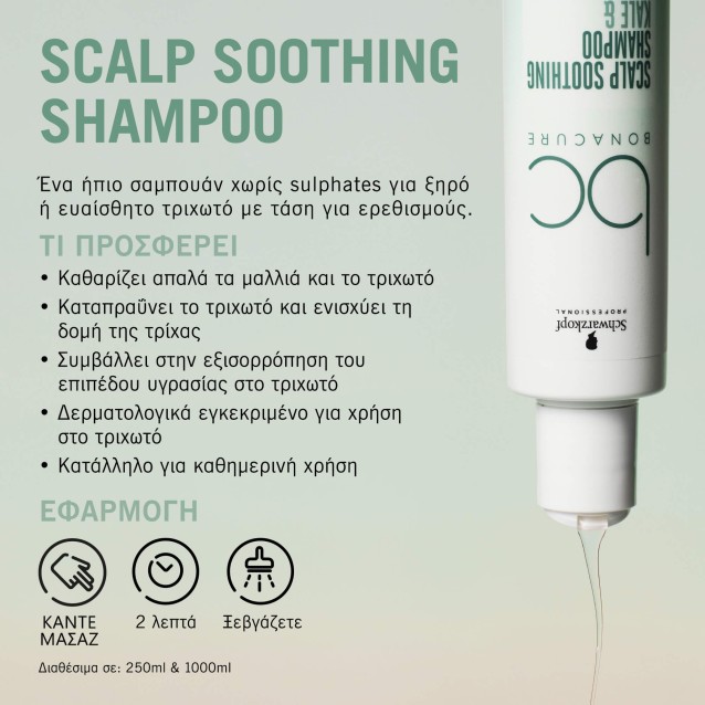 Schwarzkopf Professional BC Bonacure Scalp Soothing Serum για ευαίσθητο Τριχωτό 100ml