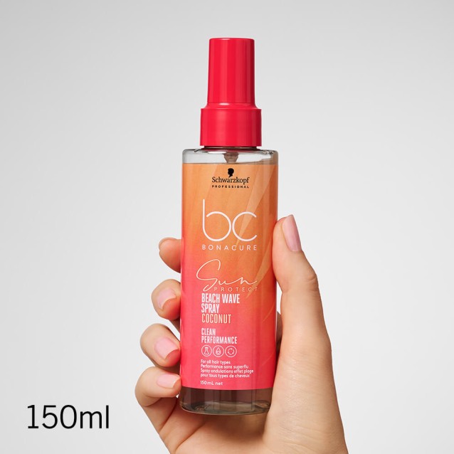 Schwarzkopf Professional BC Bonacure Spray Υφής για κυματιστά μαλλιά παραλίας Sun Protect Beach Wave Spray για όλους τους τύπους μαλλιών 150ml